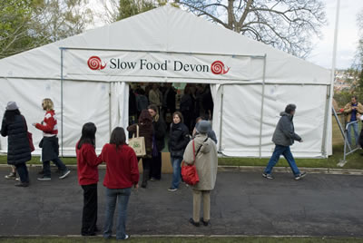 Slow Food Devon tent