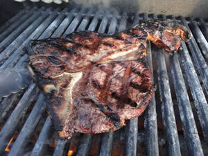 fire-cooked meat