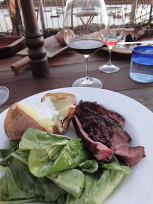 steak dinner