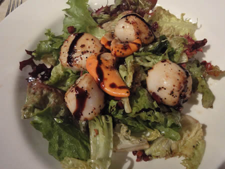 Lyme Bay scallops